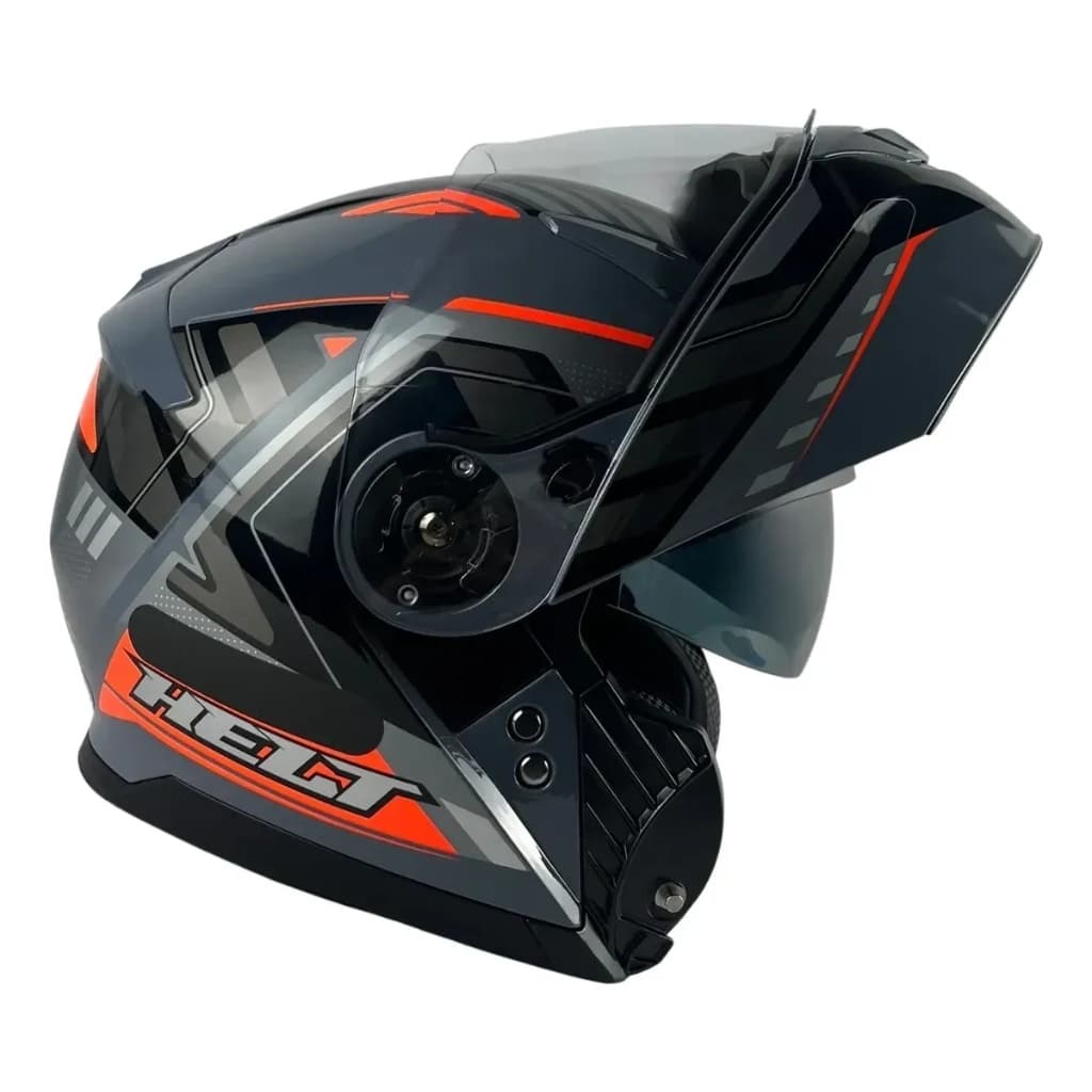 Capacete Helt Hippo Glass Guardian Escamoteável Com Óculos
