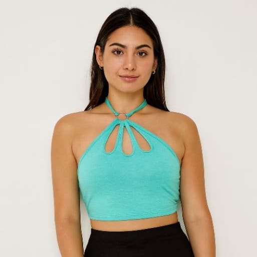 Cropped de malha SHEIN