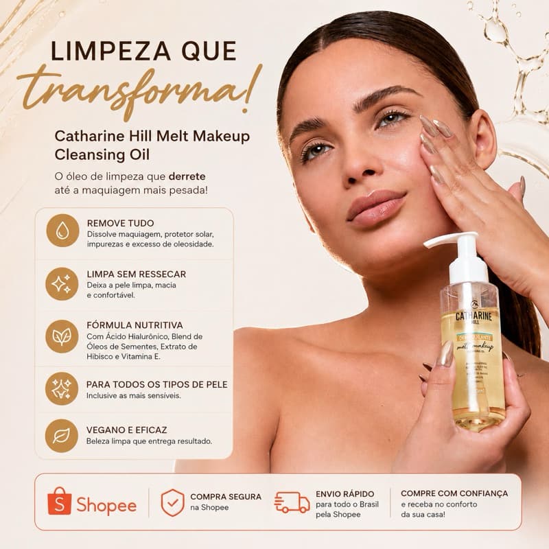 DEMAQUILANTE MELT MAKEUP CLEANSING OIL original Catharine hill