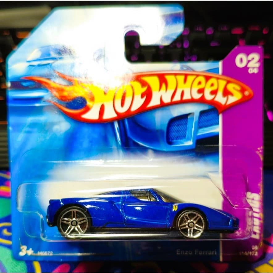 Hot Wheels Série Ferraris 2008 Enzo Ferrari Azul Metálico N114 Lacrado