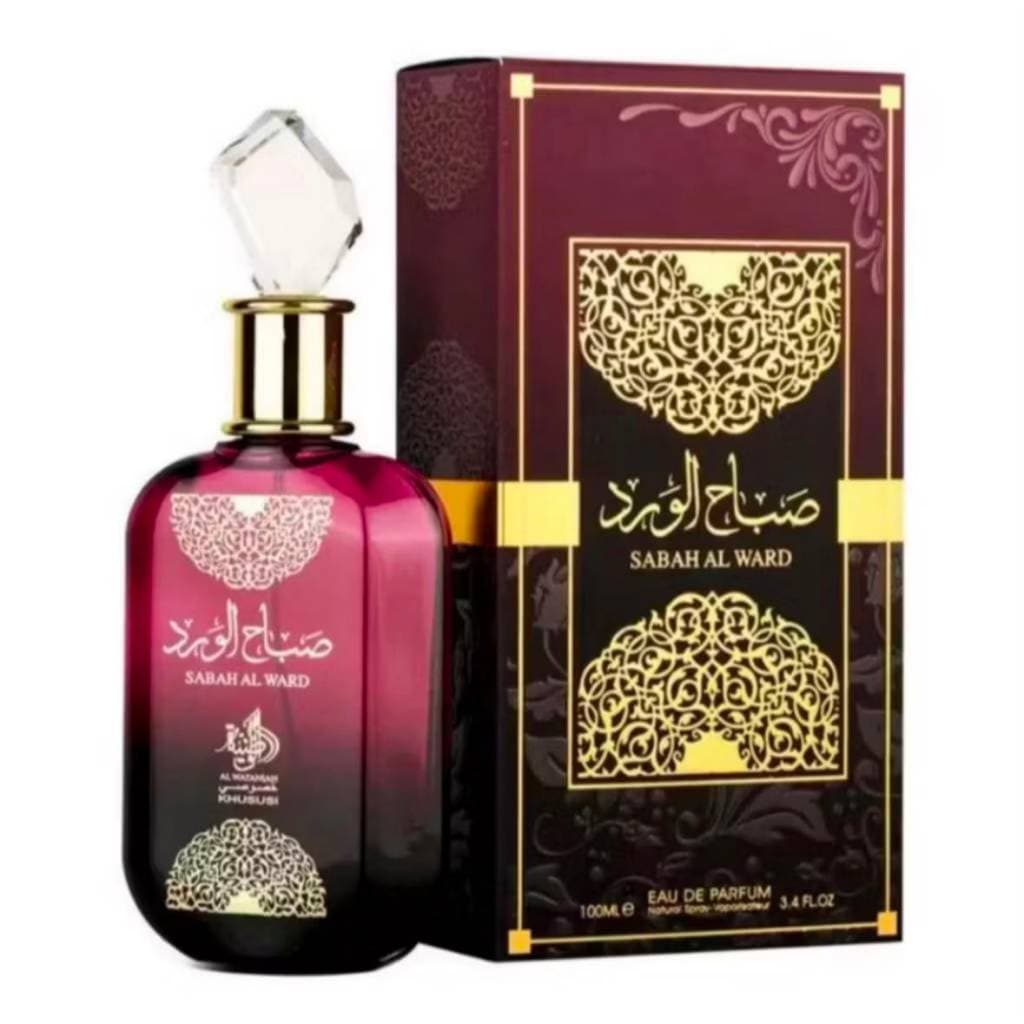 Perfume Sabah Al Ward Al Wataniah Feminino 50ml Original Importado Perfume Árabe Luxo Alta Fixação