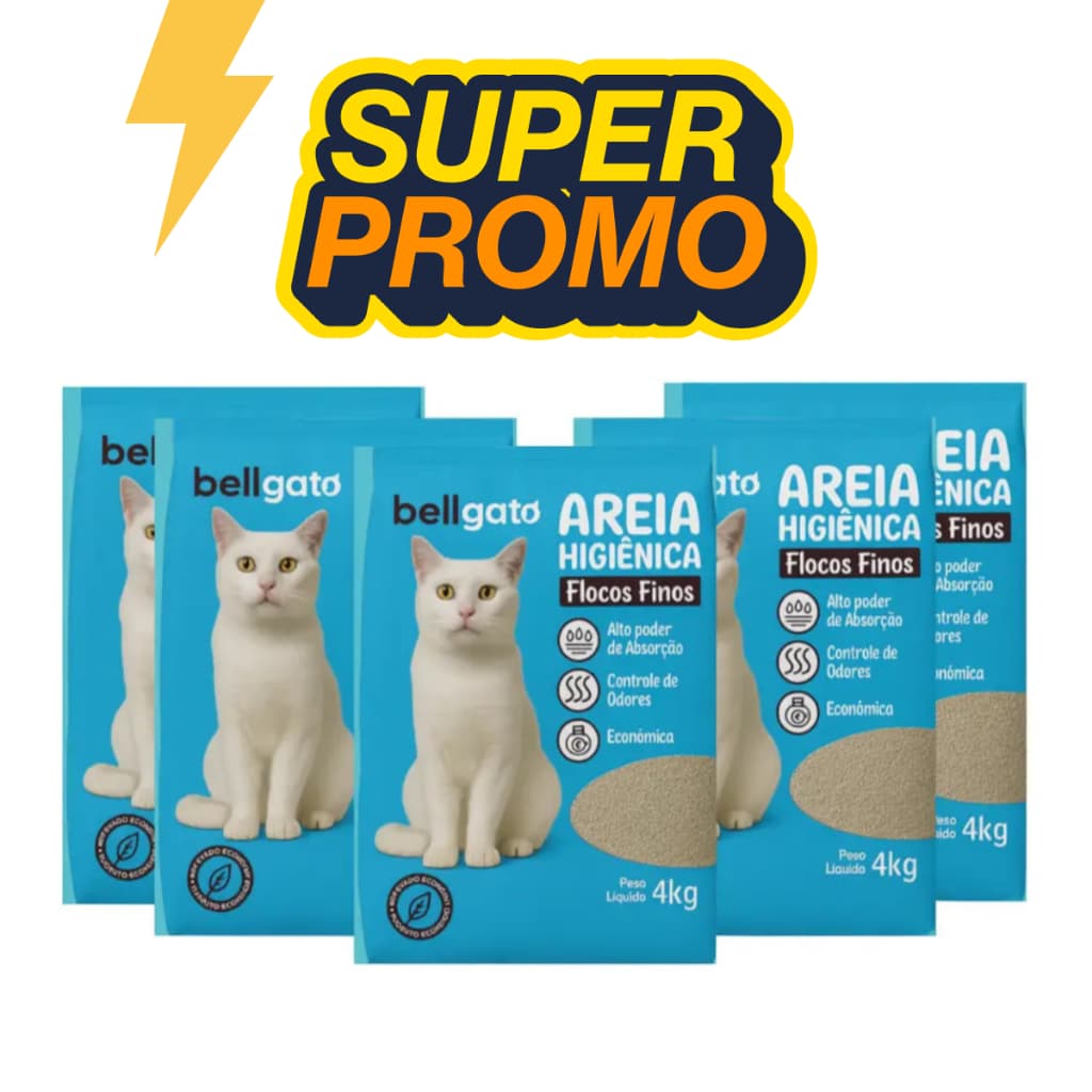 Areia Sanitária Para Gatos Bellgatos Extra Fina Areia Para Gato