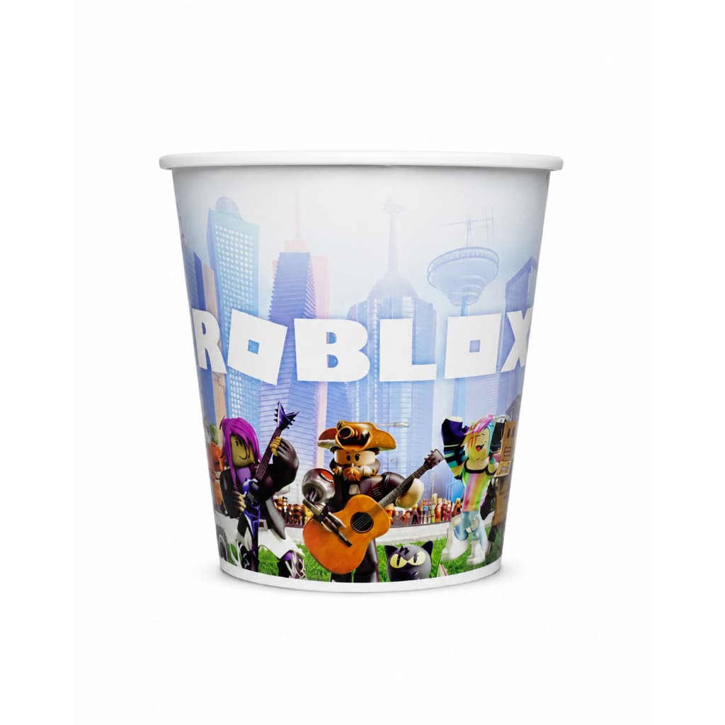 Balde de Pipoca 3L Roblox Resistente Durável Presente Criativo Personalizado Envio Imediato