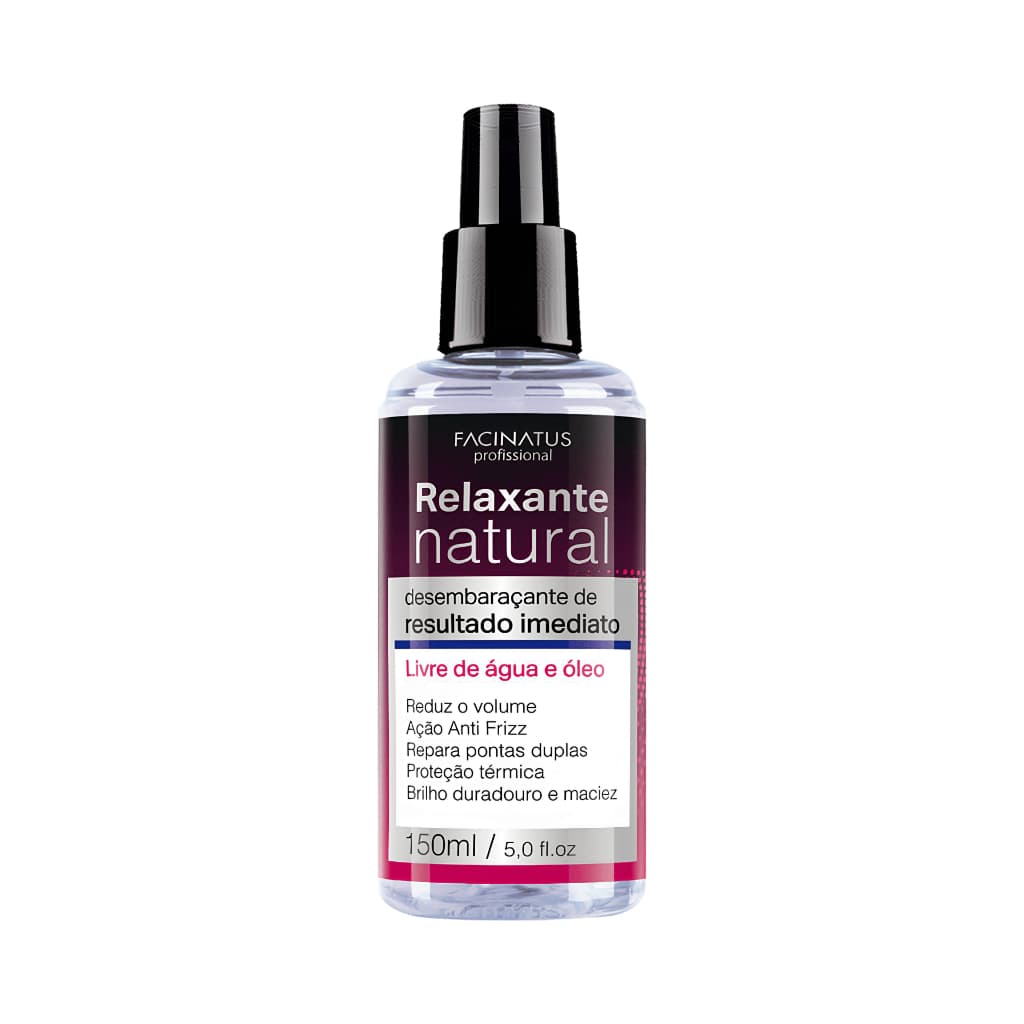 Relaxante Natural Facinatus Profissional Desembaraçante e Liso Imediato