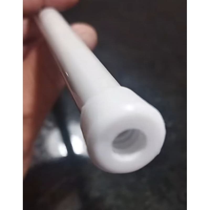 PONTEIRAS COM FURO PARA VARETAS DE 1/2"  BRANCA OU PRETA