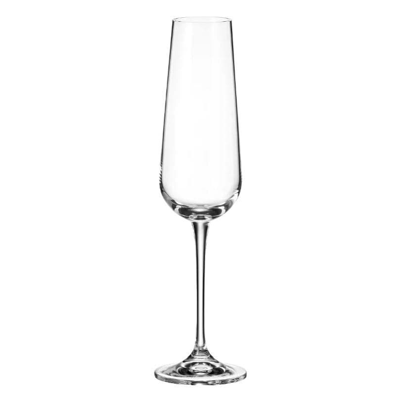 Taça de Champagne 250ml Cristal Edelita Milan Fashion