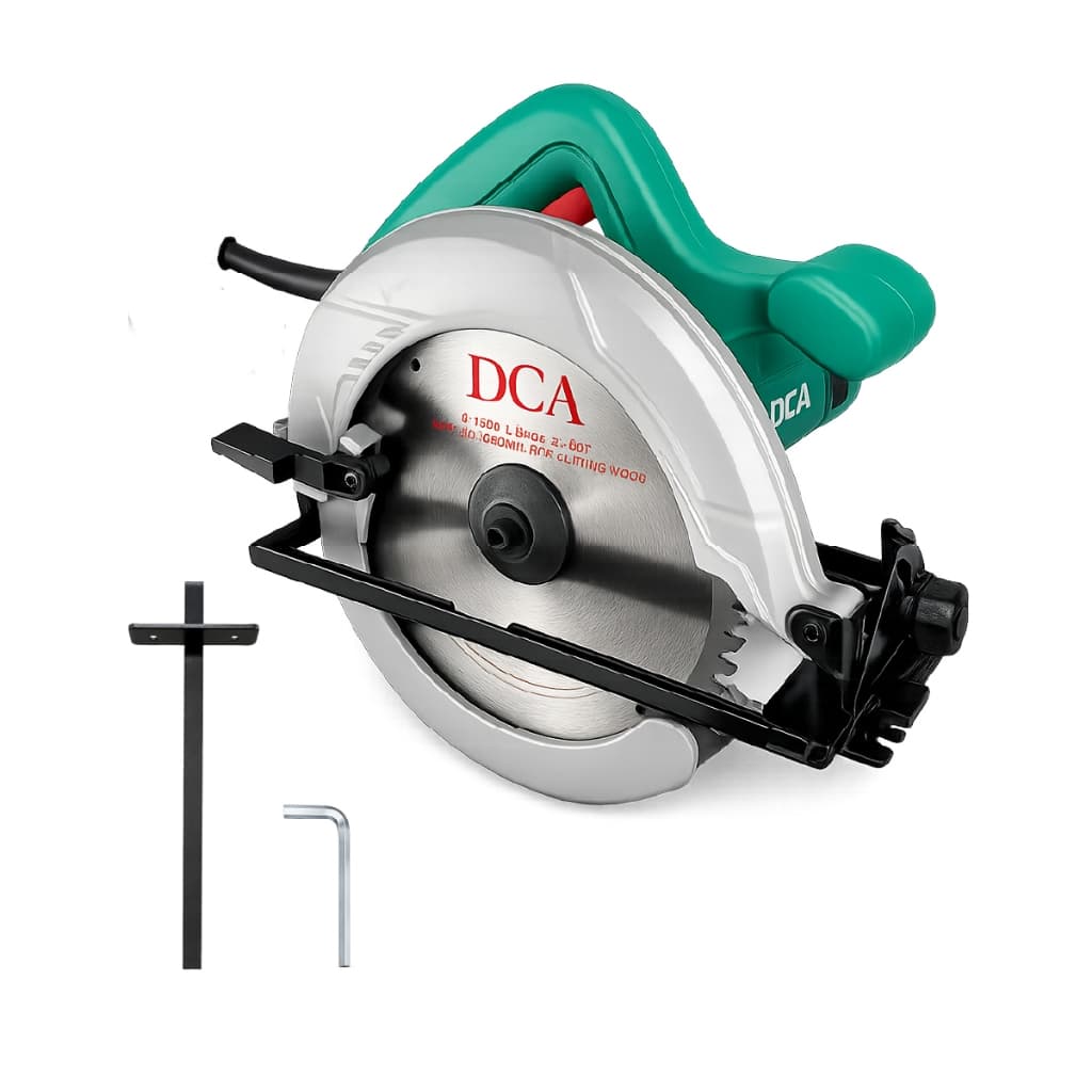 Serra Circular DCA 1500W 185mm 127V 220V AMY03-185S Corte Madeira Reto MDF Marcenaria Industrial