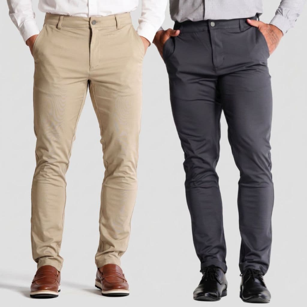 Calça Alfaiataria Masculina Social Slim Esporte Fino Casual Premium