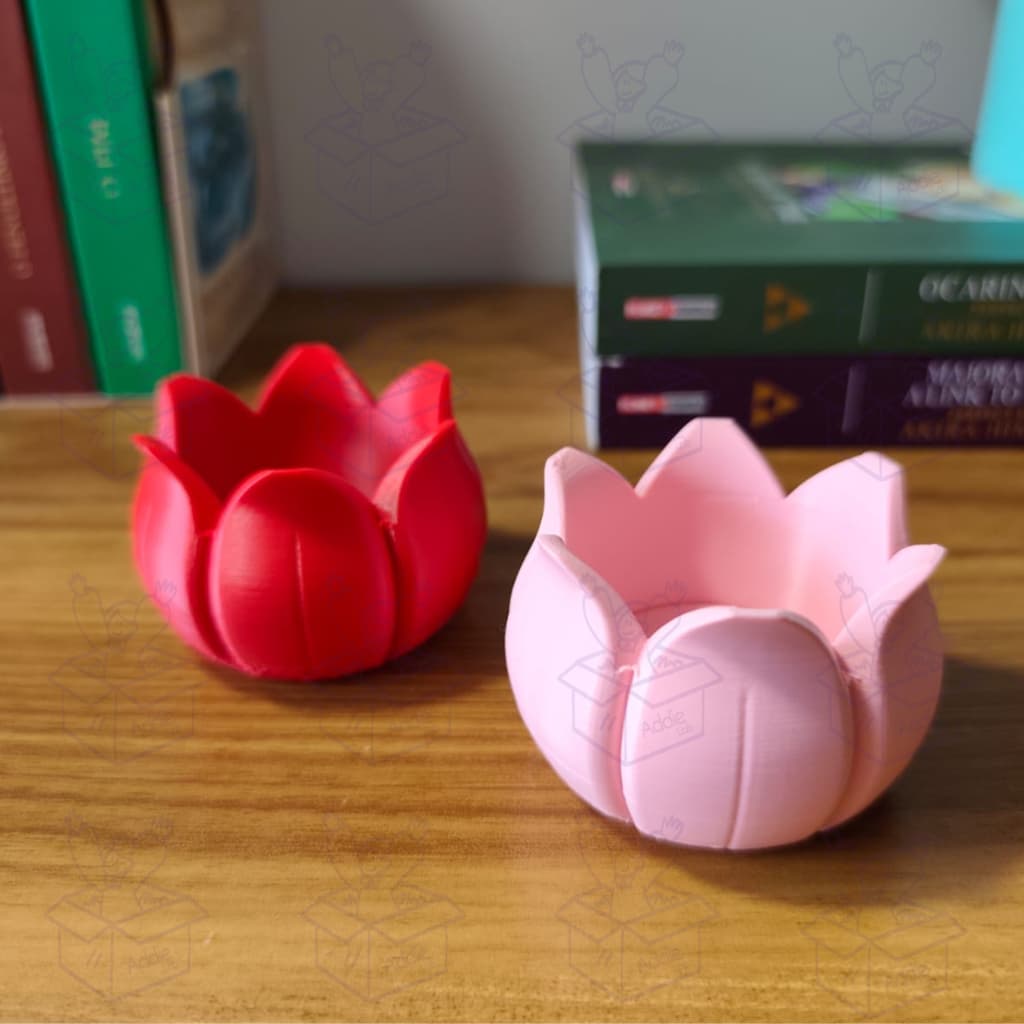 Porta vela (LED) Decorativo em Flor