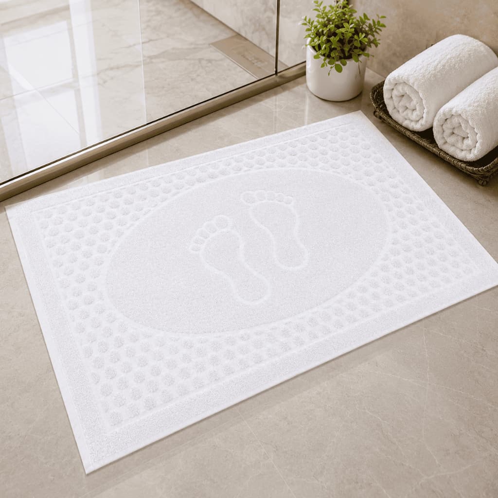 Kit 5, 4 ou 3 Toalha de Piso Hotel Pousada Felpudas Motel 100% Algodão Ótima Absorção