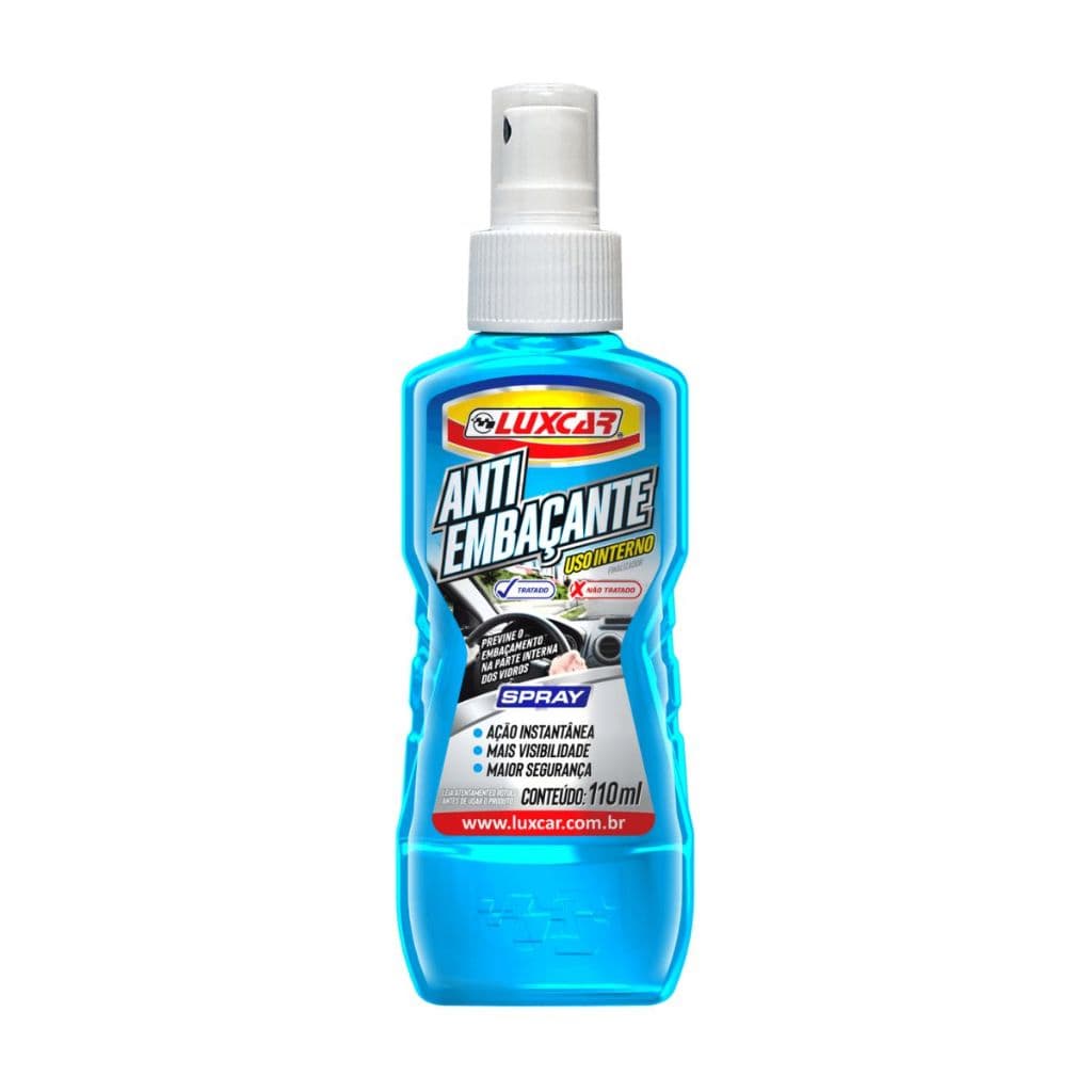 Anti Embaçante Luxcar 110ML - Uso Interno para vidros