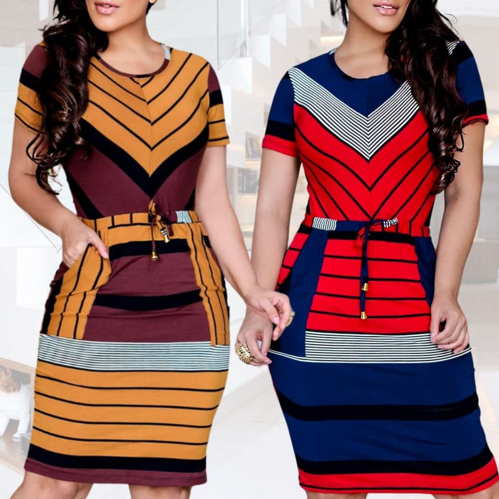 Promoção Kit 2 Vestido Feminino Midi Verão Bolso Funcional Fresquinho