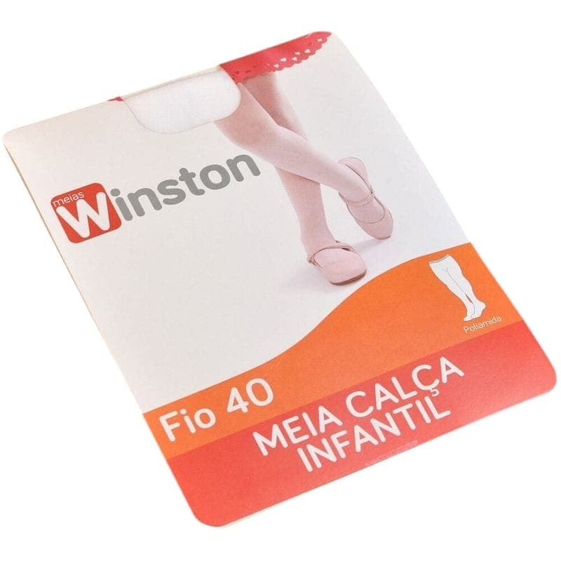 Meia Calça Feminina Winston Fio 40 Rosa Lisa