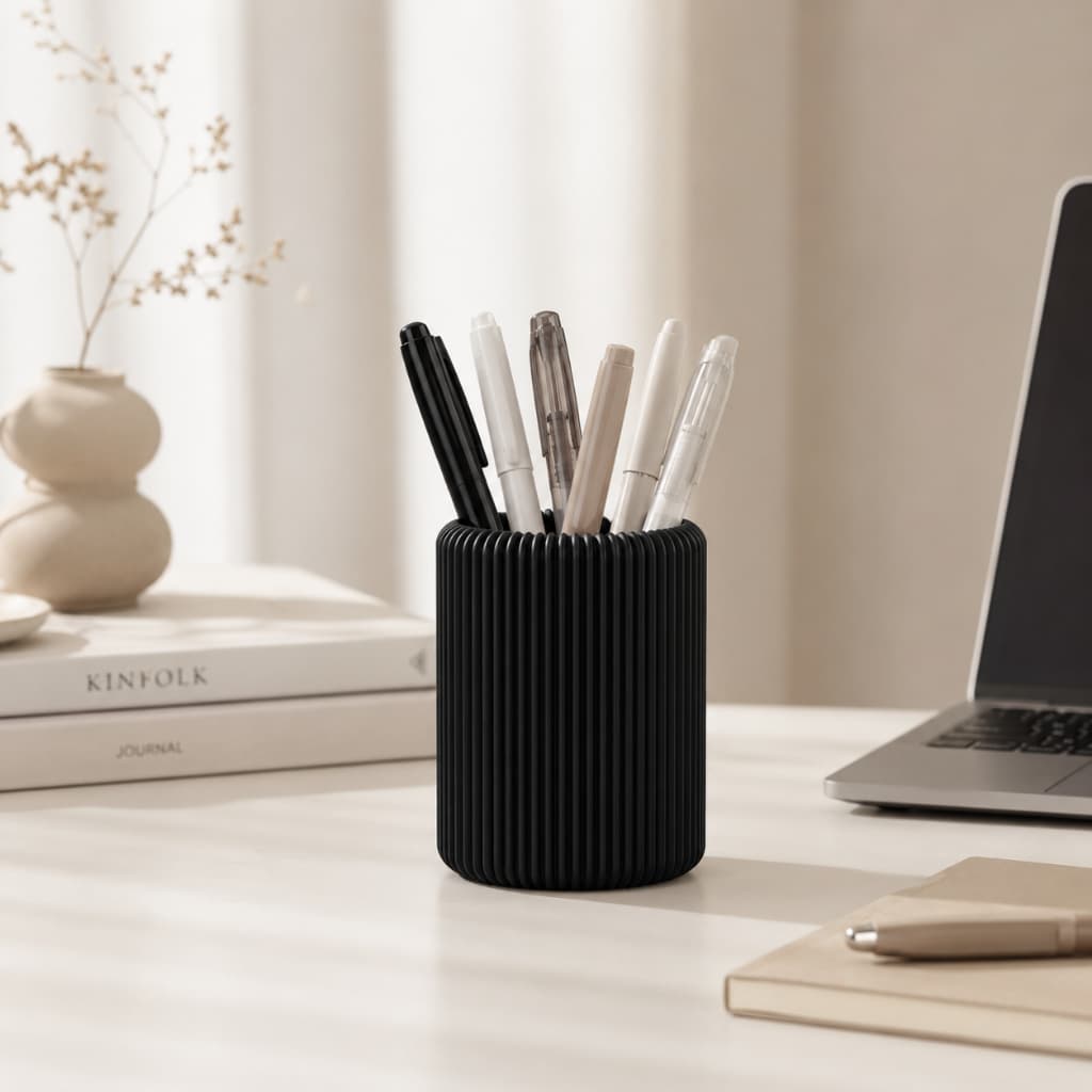 Organizador de Mesa | Porta Objetos Multifuncional Lápis, Caneta, Pincel - Ideal para Escritório, Home Office