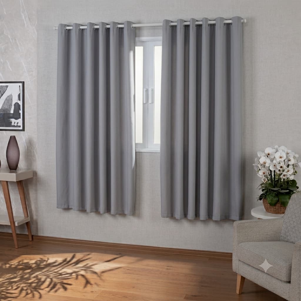 Cortina 2,80x1,70 Esticada Sala Quarto Tecido Oxford Macio Não Amassa