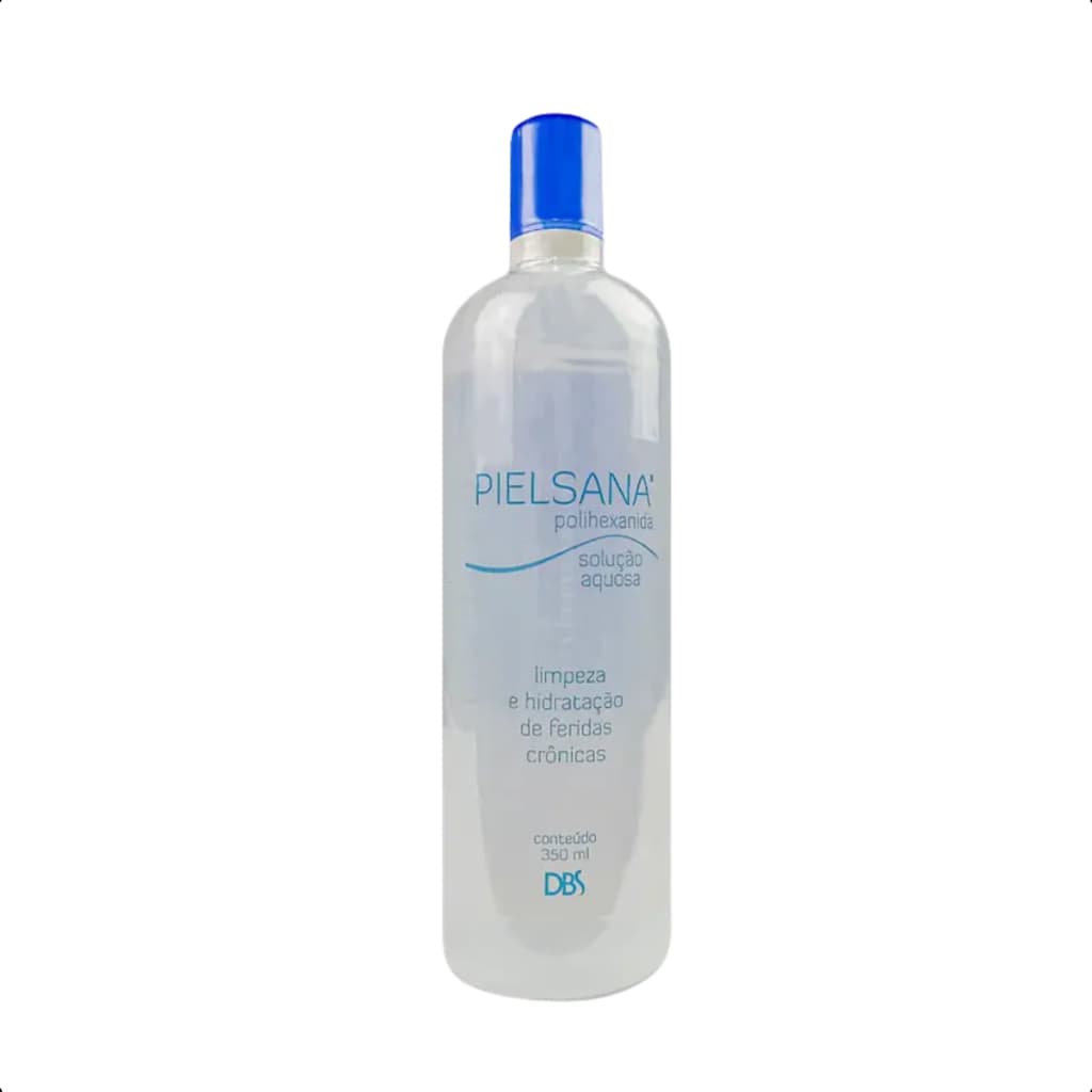 Pielsana Polihexanida Solução Aquosa com PHMB 350ml DBS Limpeza De Feridas