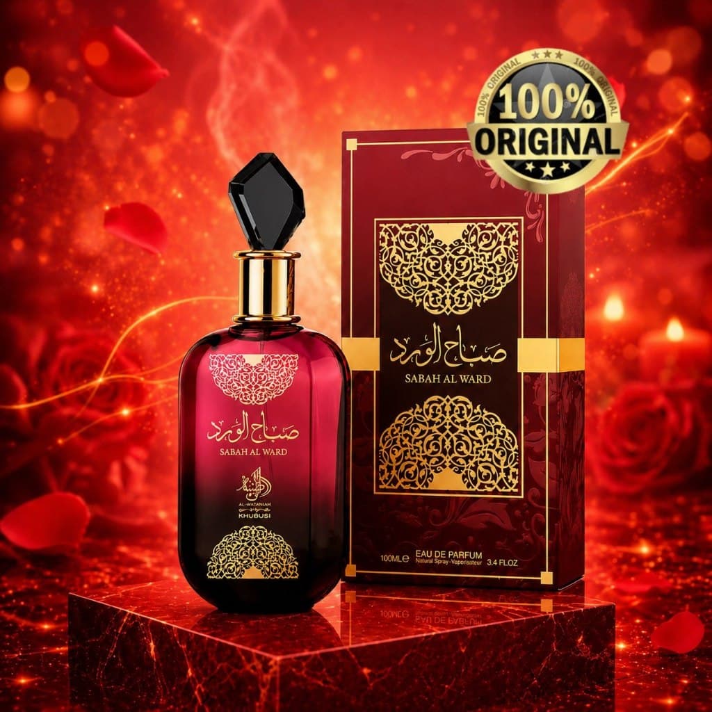 Perfume Sabah Al Ward Original Al Wataniah Perfume árabe feminino