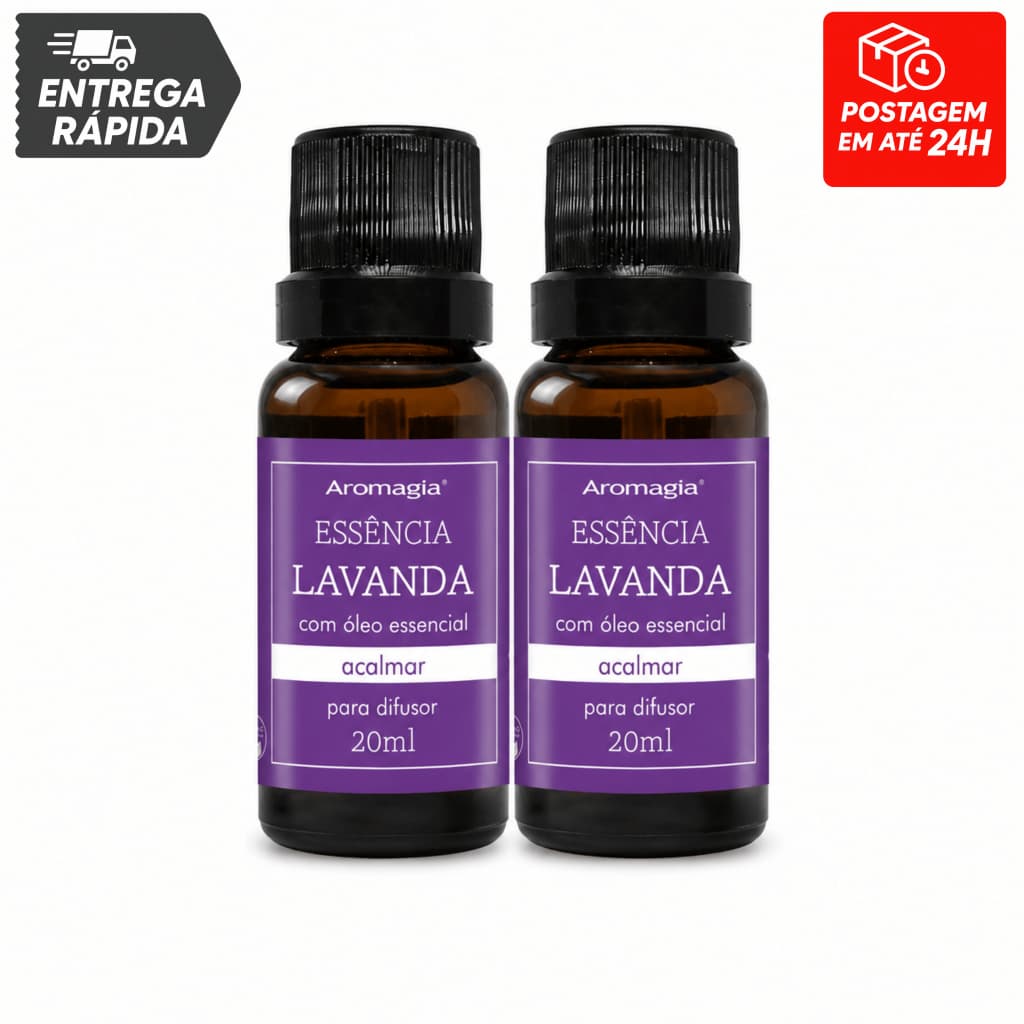 Essência Lavanda Aromagia 20ml - Kit com 2 unidades WNF