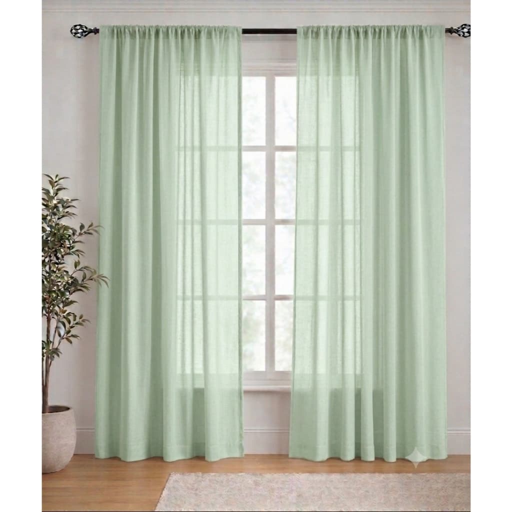 Cortina 4.00 x 2,50m Versatil para Janela e Portas de Quarto/Sala/ Escritorio - Tecido Micropercal com Passante s/ilhos