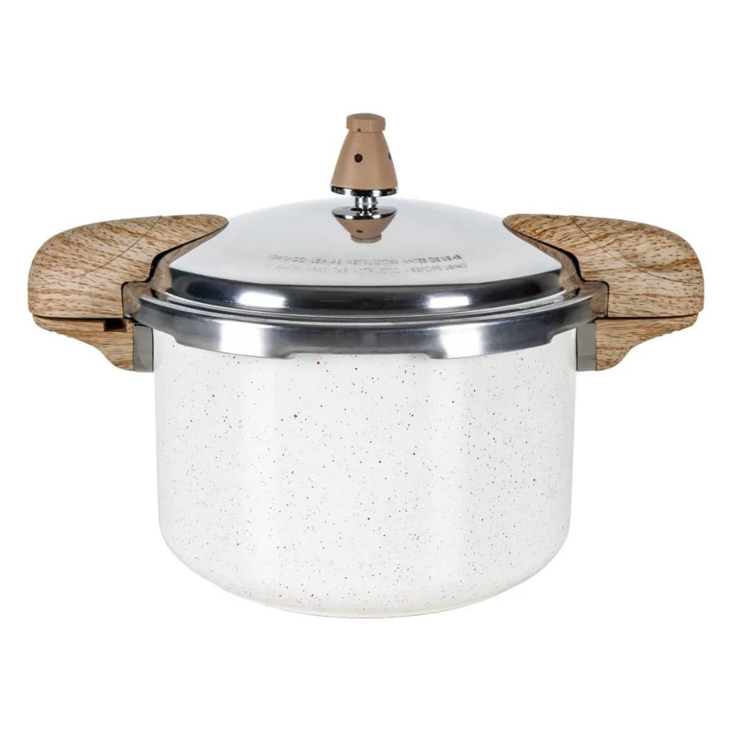 Panela De Pressão 5,4l Indução Ceramic Life Vanilla - Brinox