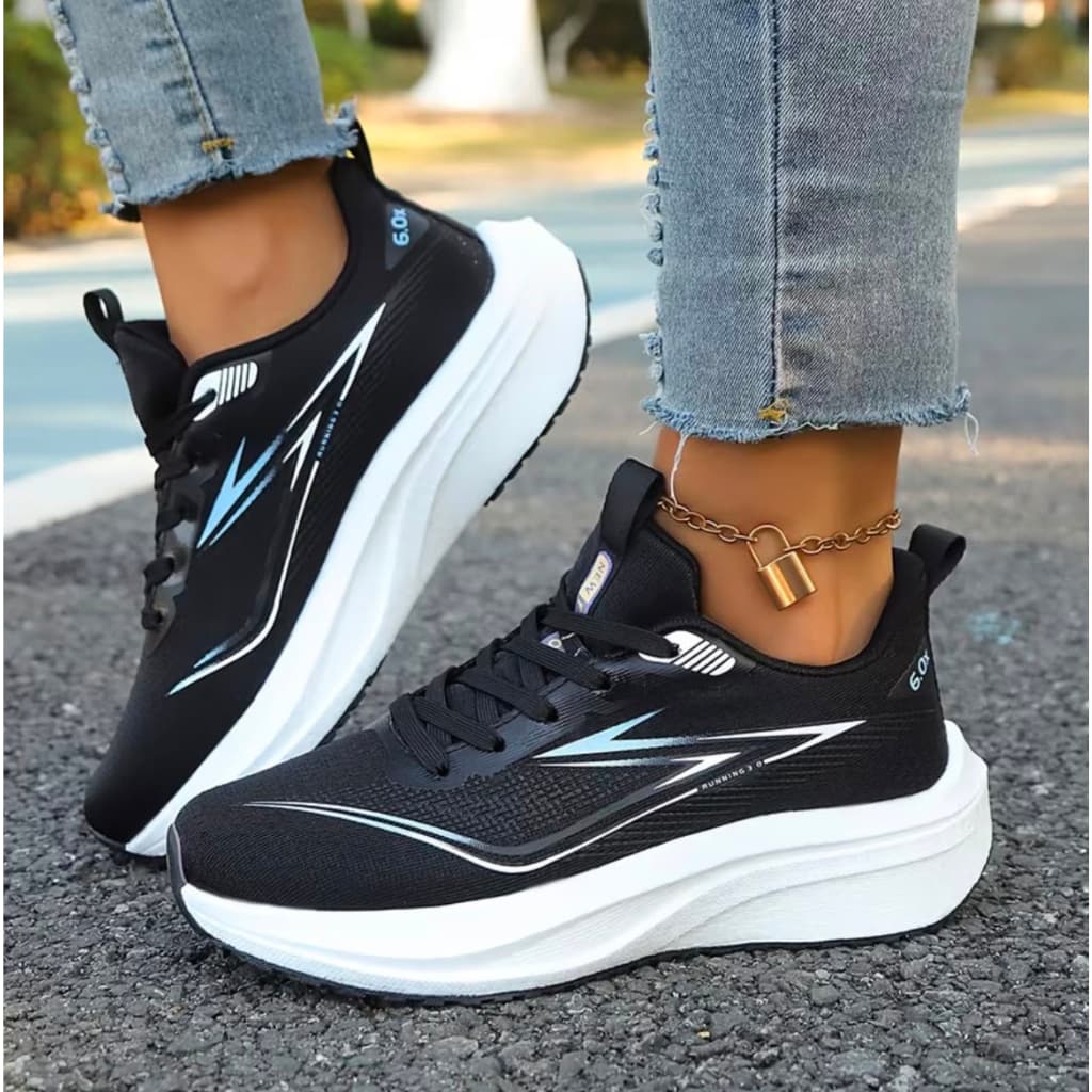 Tênis Feminino Pra Academia Caminhada Adulto pro dia a dia Leve e Macio Shoes Taylor Run do 34 ao 39