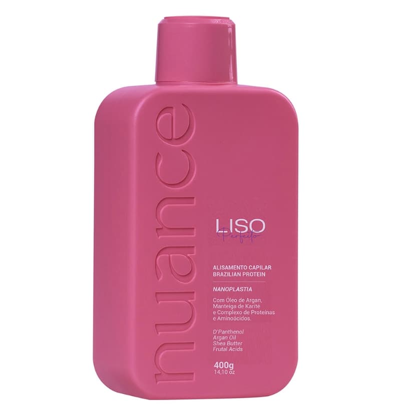 Progressiva Nuance Liso Perfeito 400g Escova Orgânica Profissional