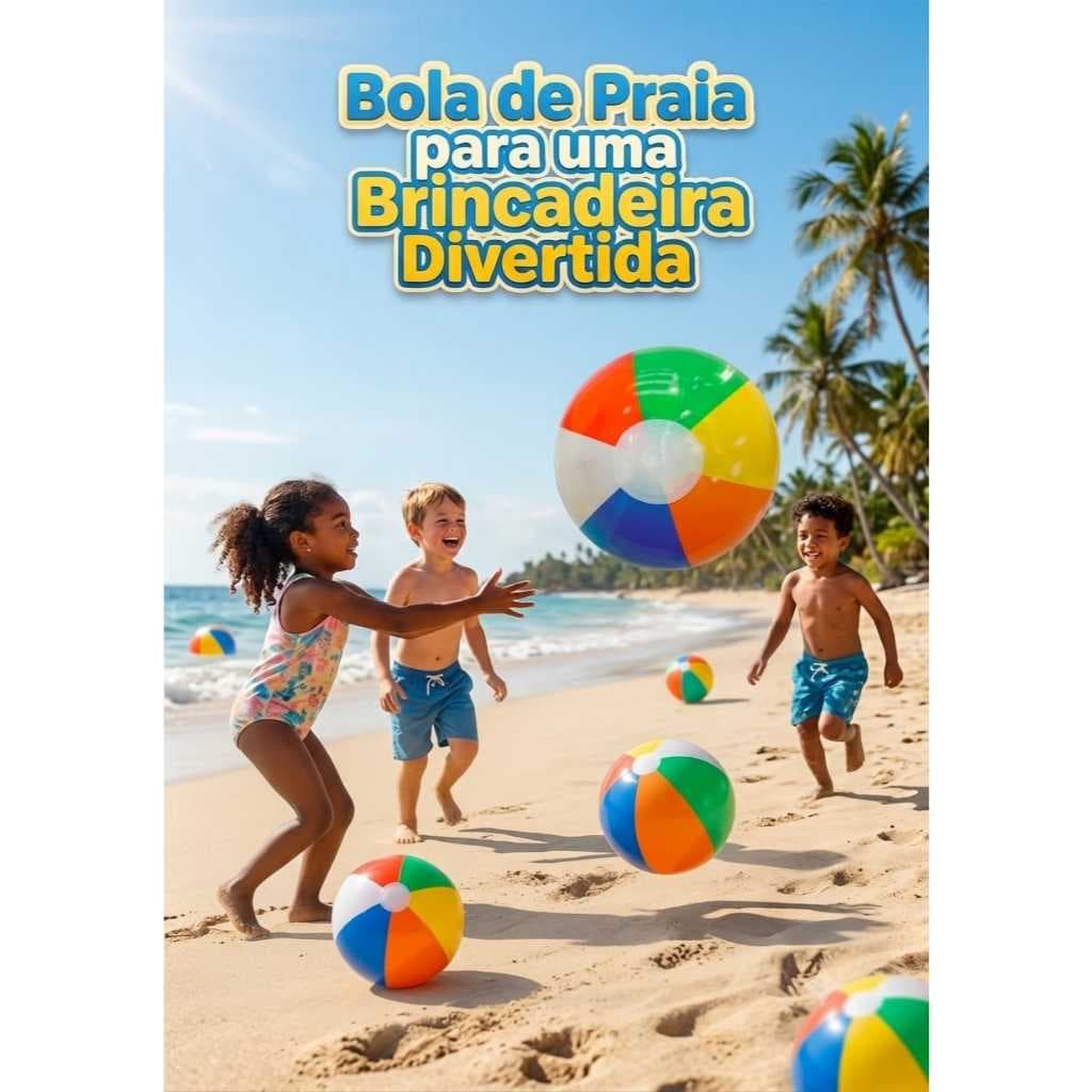 BOLA DE PRAIA INFLÁVEL COLORIDA BOLA INFLÁVEL BOLA DE PRAIA VERÃO INFLÁVEL