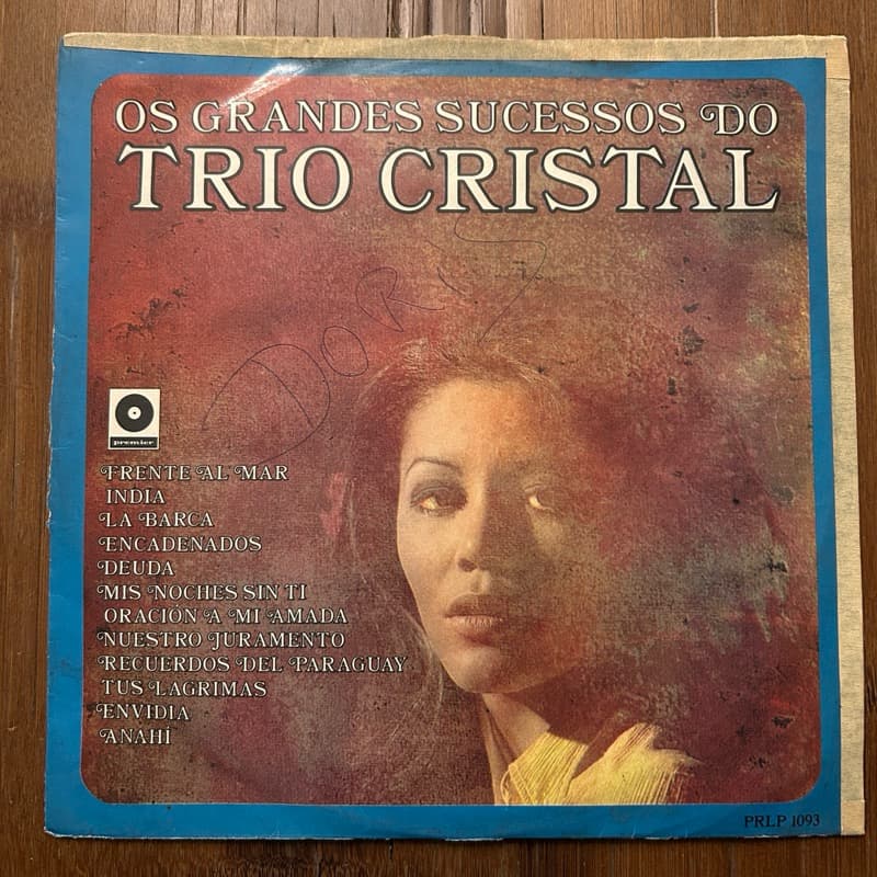 LP Vinil Os grandes sucessos do trio cristal