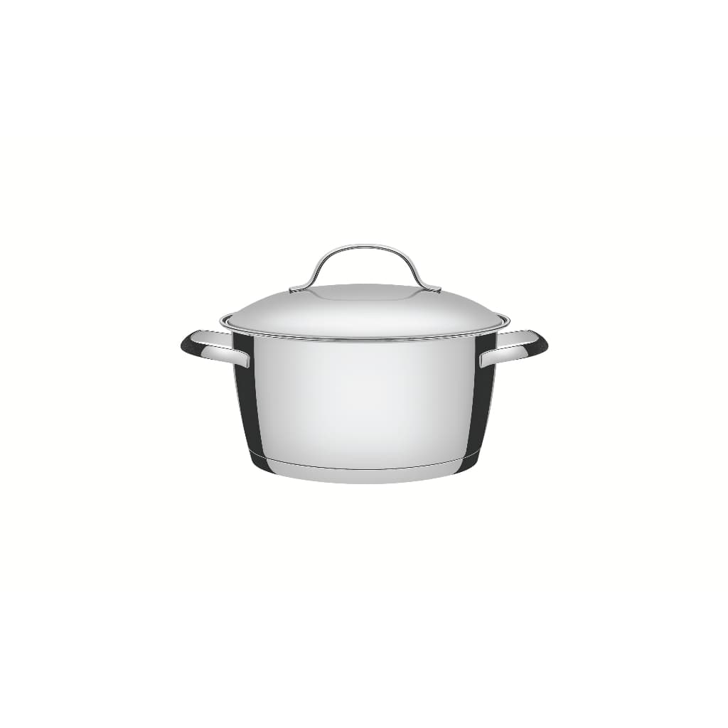 Caçarola Panela Inox Tramontina 16cm Allegra Fundo Triplo Inox