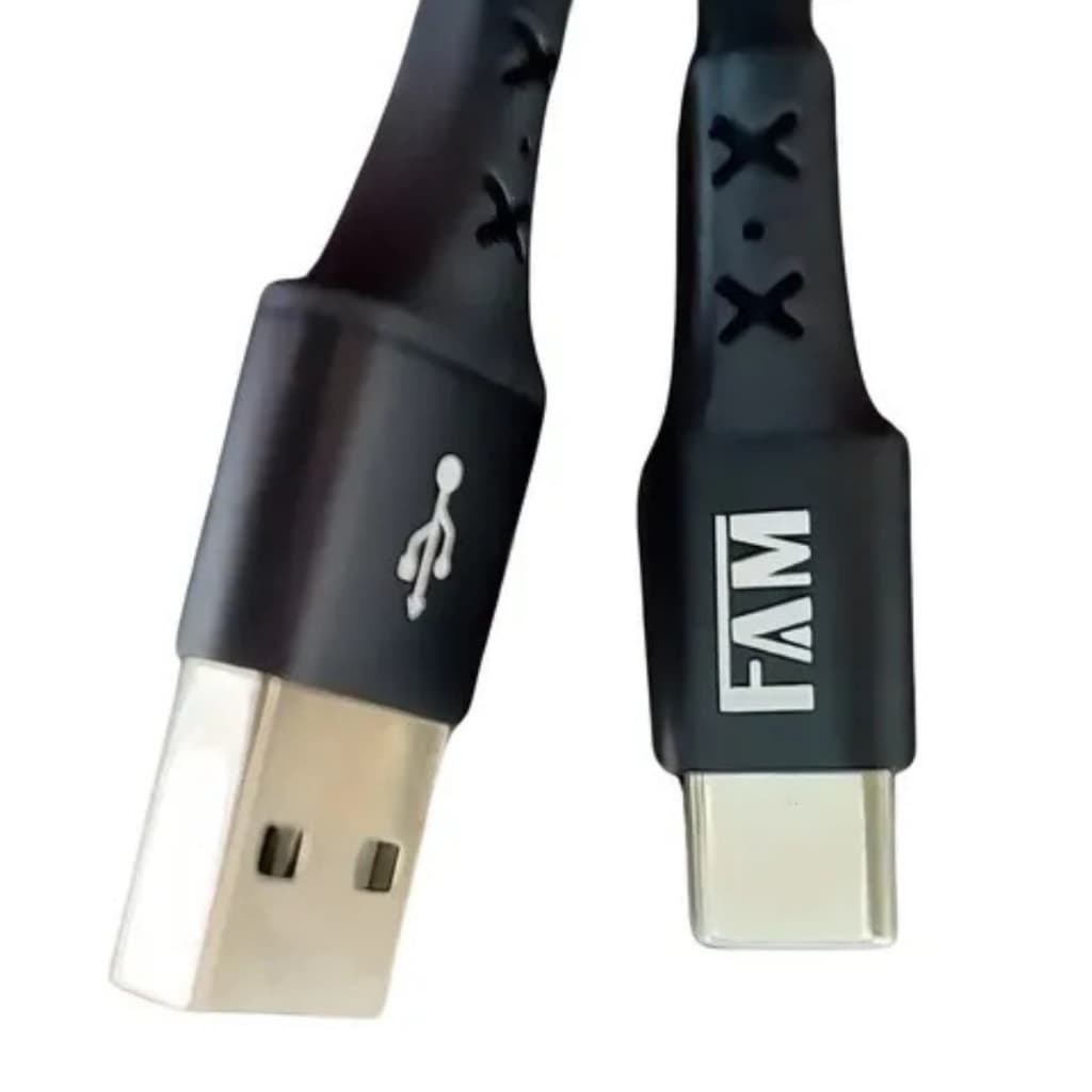 Cabo USB-C FAM para Dados e Carga Rápida QC12