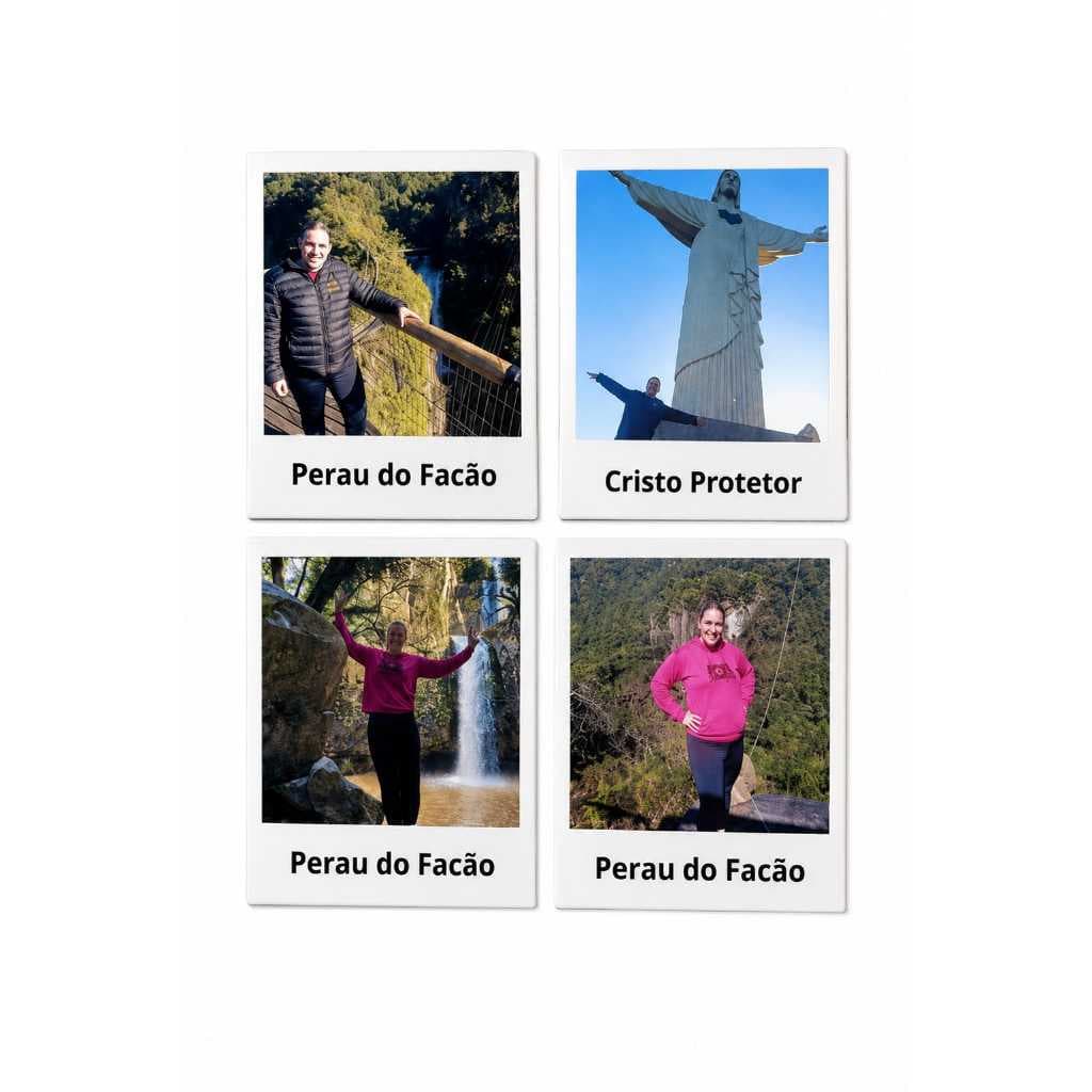 Imã de Geladeira Personalizado com Foto / Presente Criativo/ Lembranças Personalizadas/ Foto Polaroid Magnética