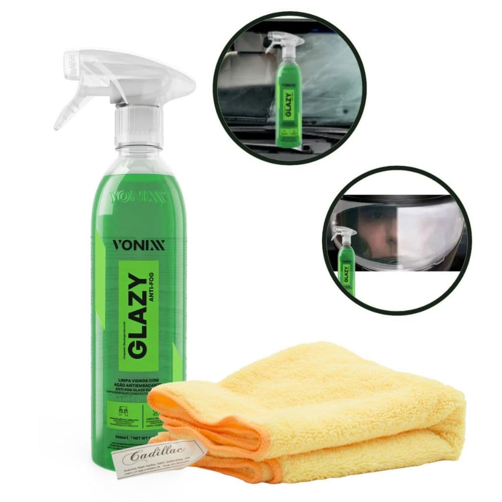 Glazy Anti-fog 500ml Anti Embacante Vonixx Limpa Vidros