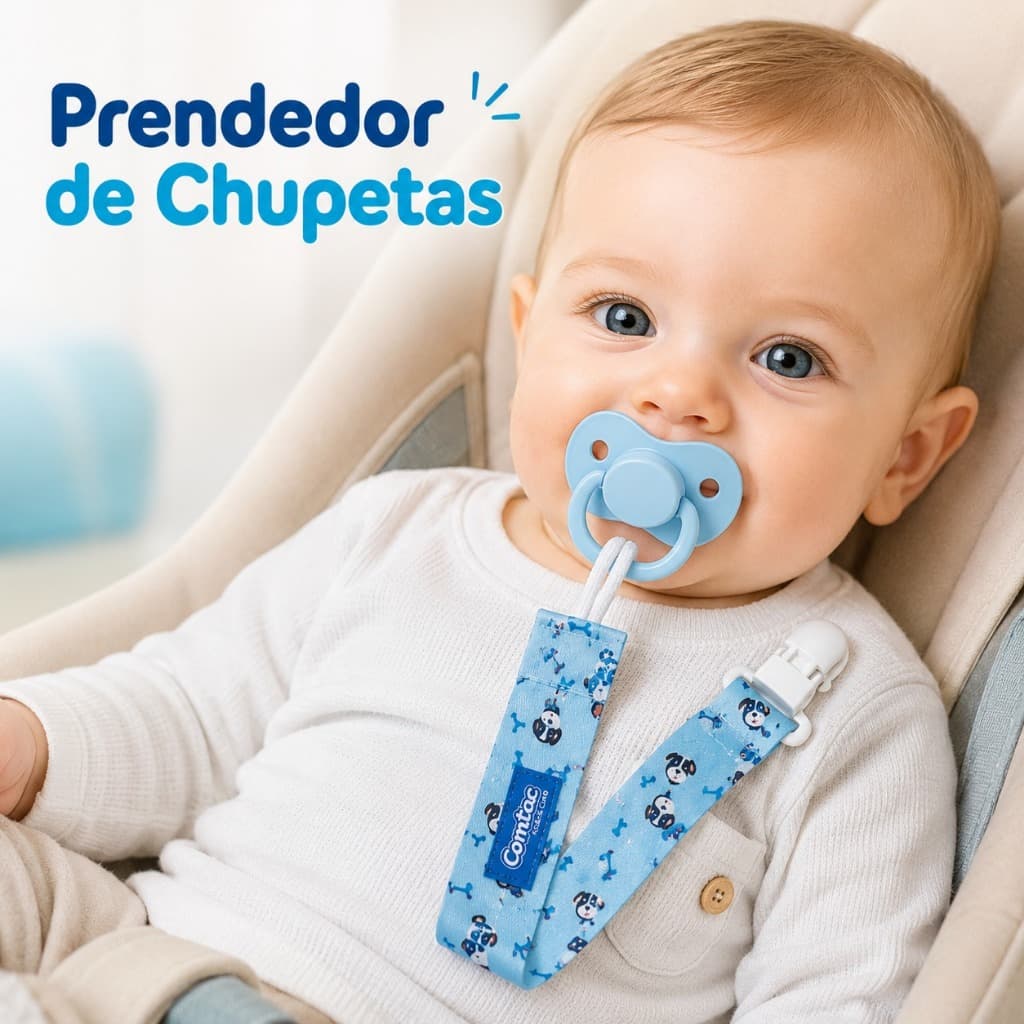 Prendedor de Chupeta com Clip BPA Free para Bebê