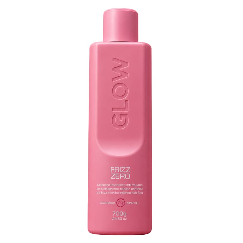 Alisamento Frizz Zero Glow Hair Care 700g Anti Frizz Redução de Volume Sem Formol