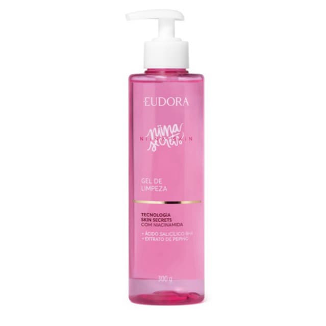 Gel de Limpeza facial Eudora Skin 300g Niina Secrets