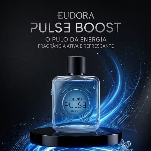 Eudora Pulse Boost Perfume Masculino 100ml