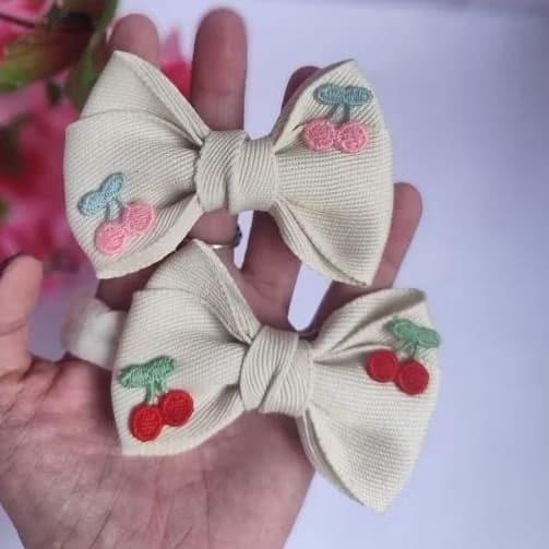 kit Faixinha de cereja faixa de Bebê cerejinhas Faixa cerejinhas para bebê recém nascido 🎀