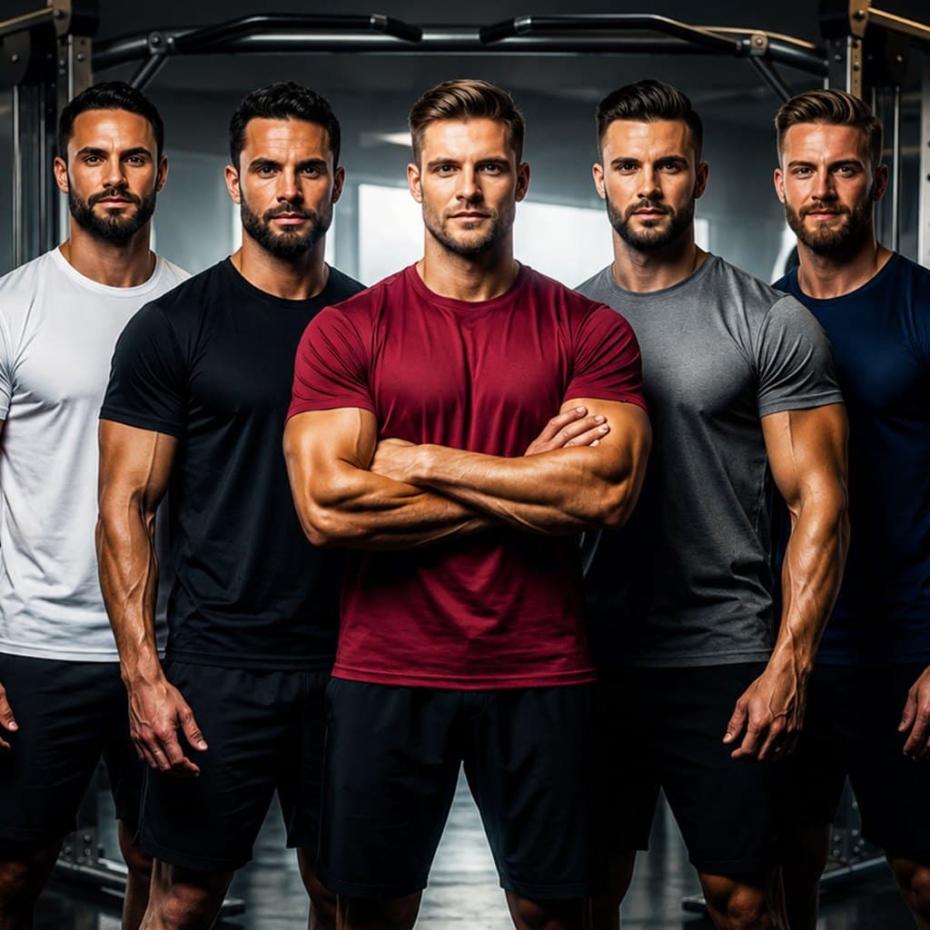 Kit 3 Camisetas Camisas Maculina Dry Fit Anti Suor Tecido Gelado Treino Uv50 Confortavel Treino Academia