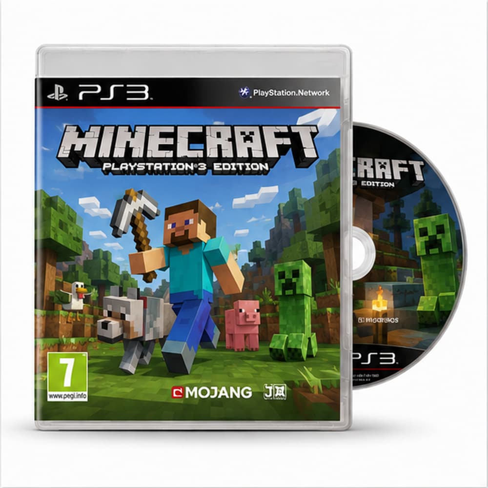 Jogo Minecraft Edição do Playstation 3 Midia Fisica Original Sony Ps3
