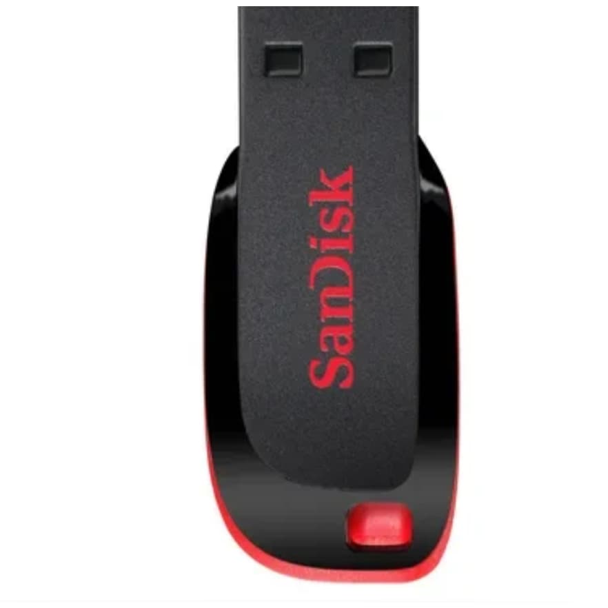 PenDrive SanDisk Z50 - 8GB - Preto e Vermelho
