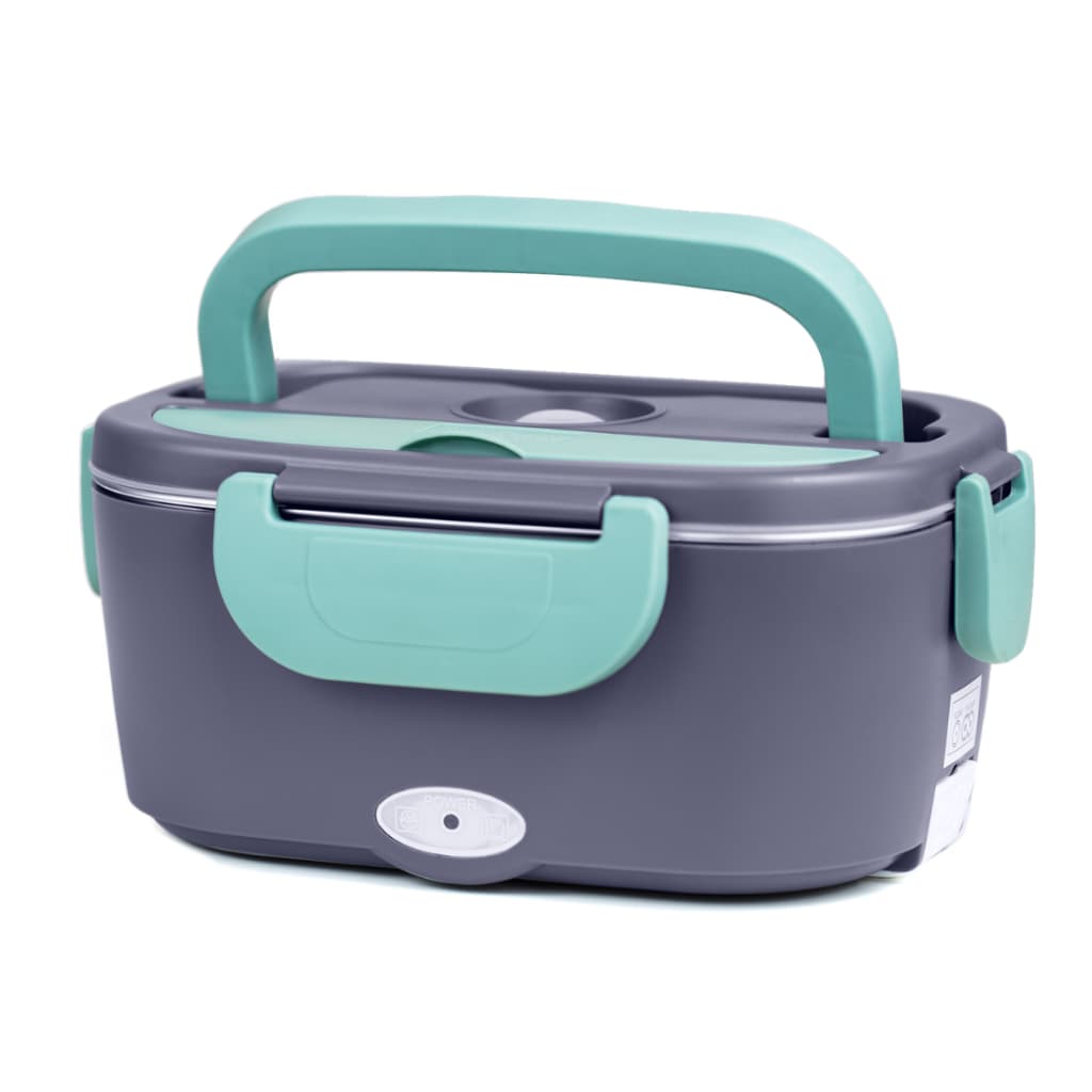 Marmita Elétrica Veicular Portátil Tomada 110v/220v E 12v/24v Cinza e Verde