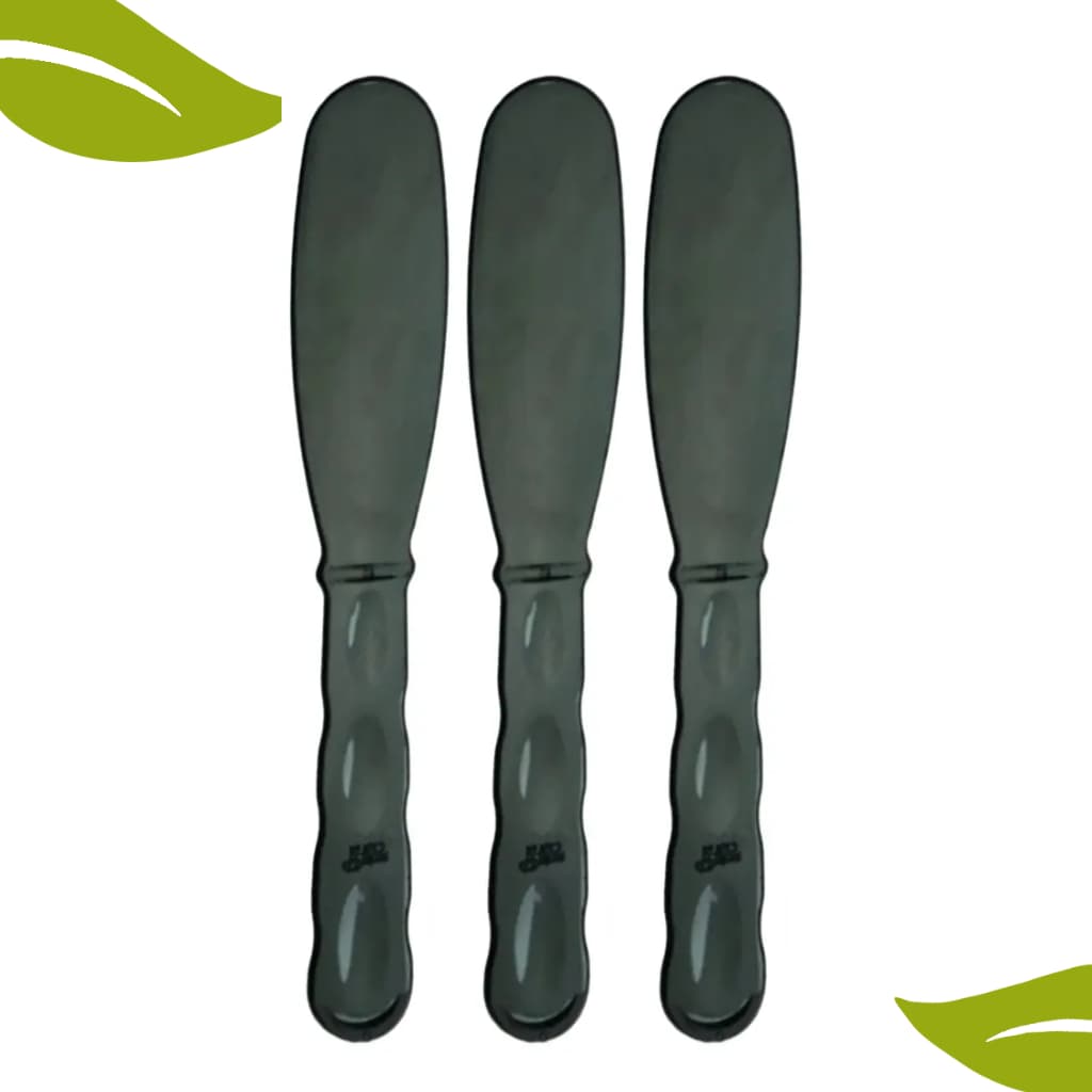 Kit c/ 3 Espátulas Acrílicas Luxo Santa Clara (Tamanho M) - Oferta Top