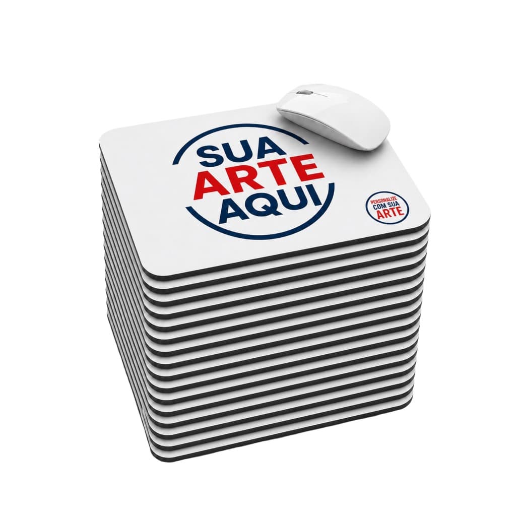 Kit MousePad 15x20cm Personalizado sublimado com sua Logo Marca e Empresa