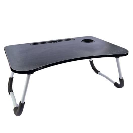Mesa Notebook Portatil Dobravel Multiuso Preta Conforto Praticidade Organizador