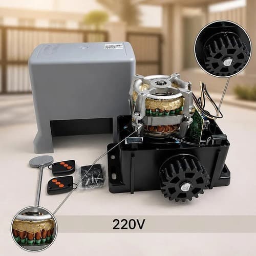 Motor automatizador Portão Deslizante 220V 340kg 20ciclos automatizador
