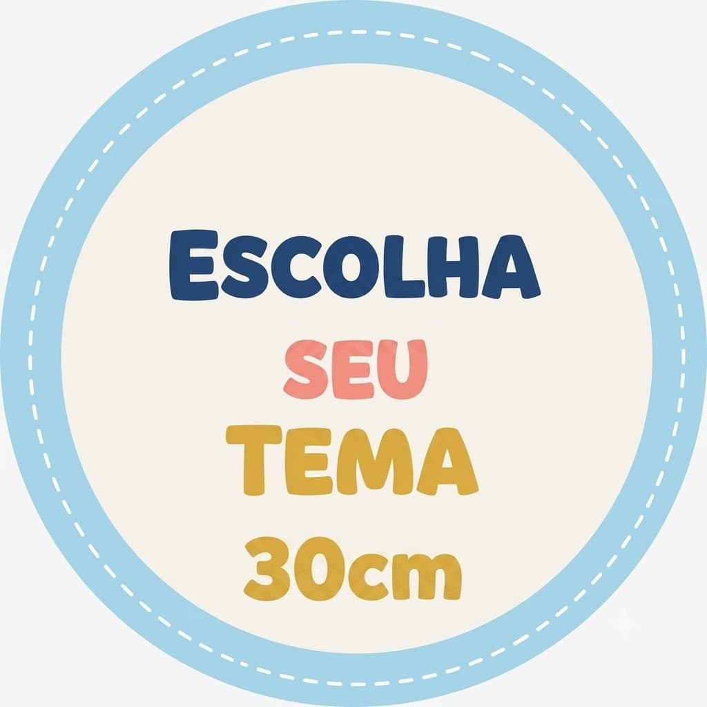 Painel de Mesa Sousplat de 30cm Escolha no catálogo Tecido Helanca Dry com Elástico