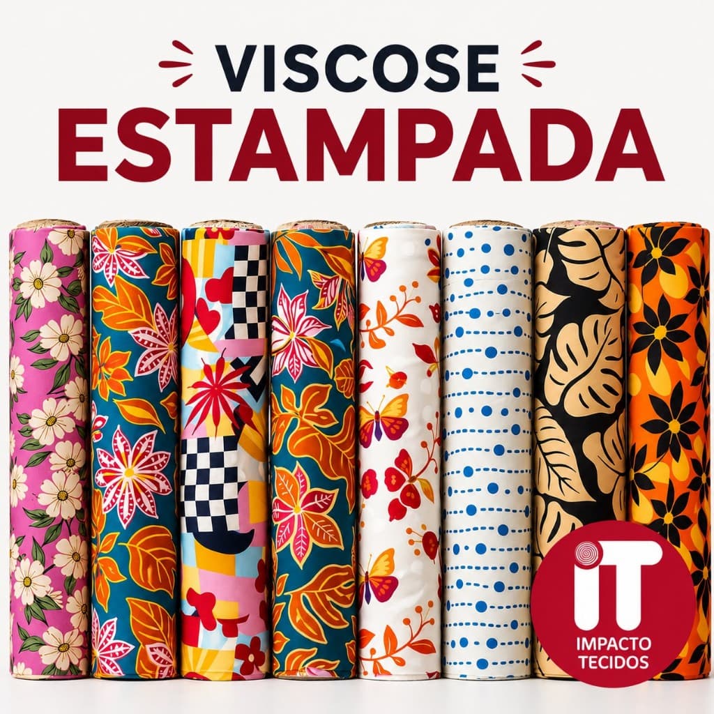 Tecido Viscose Estampada 100% Viscose 1mt x 1,46mt Largura – Para Vestidos, Saias e Blusas (viscose 1 a 59)