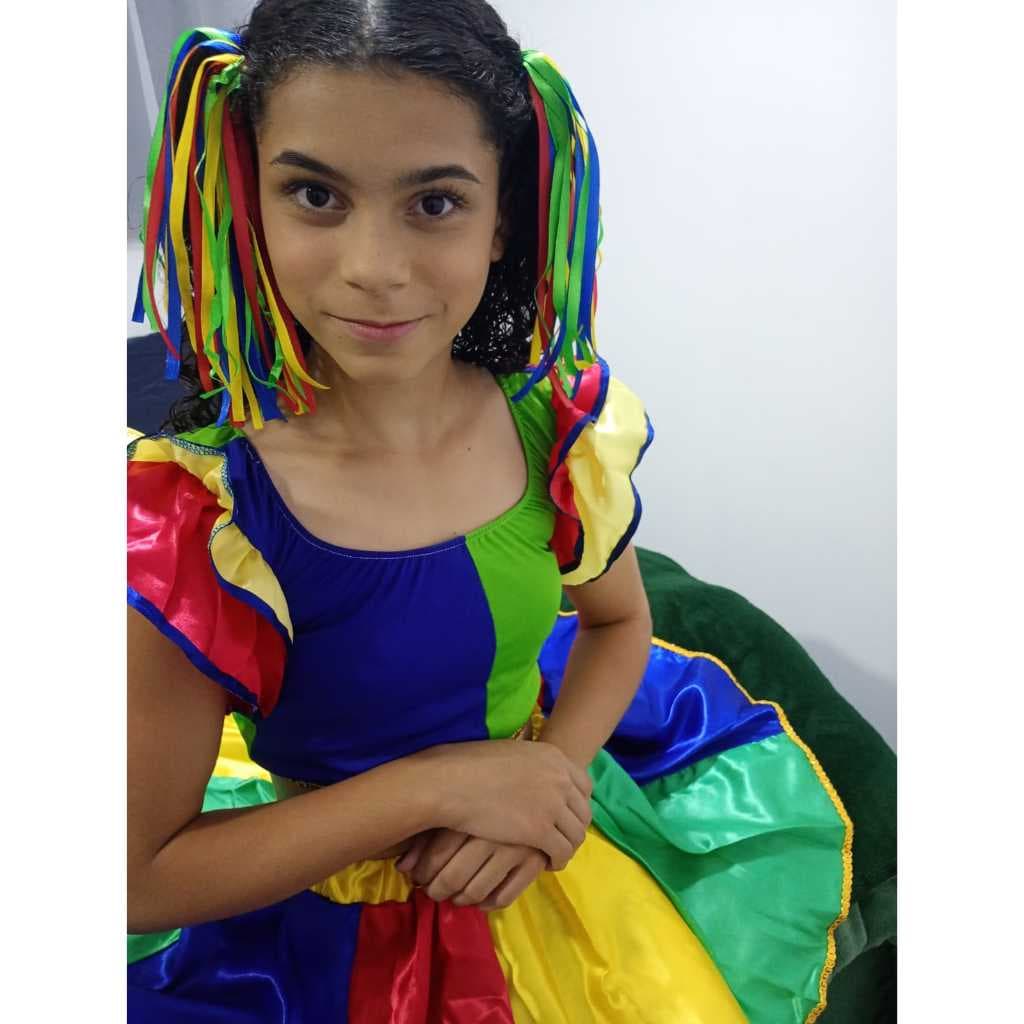 FANTASIA FREVO CARNAVAL BLOCO MENINA