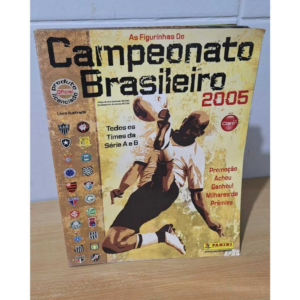 Album de Figurinhas Campeonato Brasileiro 2005 Completo Editora Panini
