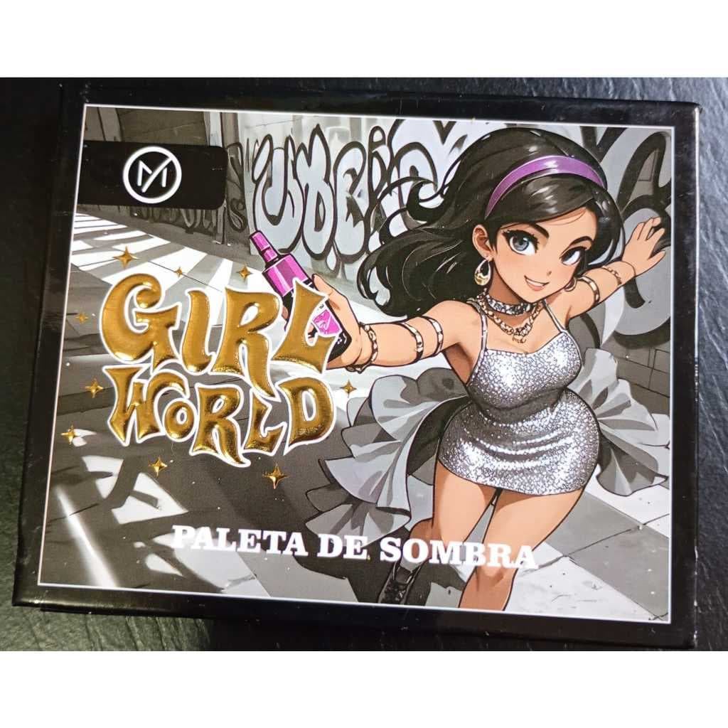 paleta de maquiagem Girl Word da marca: mylife cores intensas
